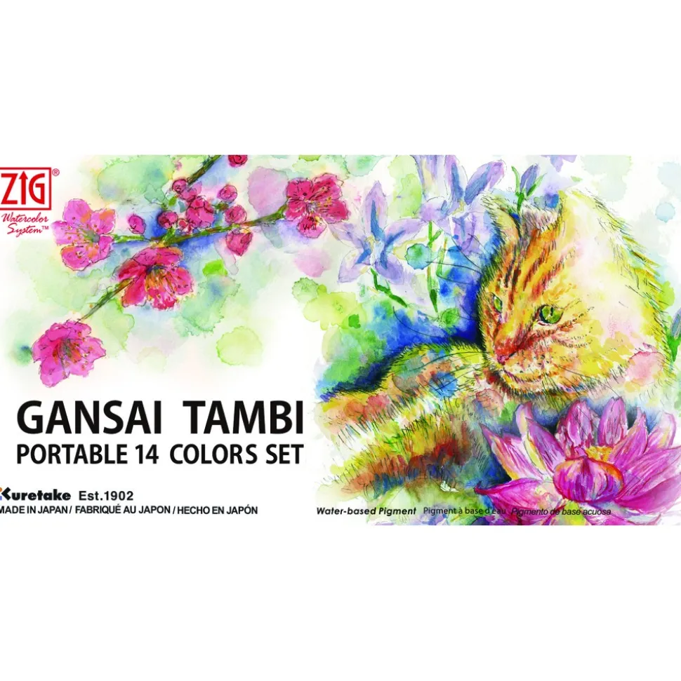 GANSAI TAMBI Portable 14 color set (Kontorartikler)
