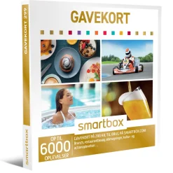 Gavekort 299: Gavekort til 299,- til brug på Smartbox hjemmeside (Oplevelsesgave, Gavekort)
