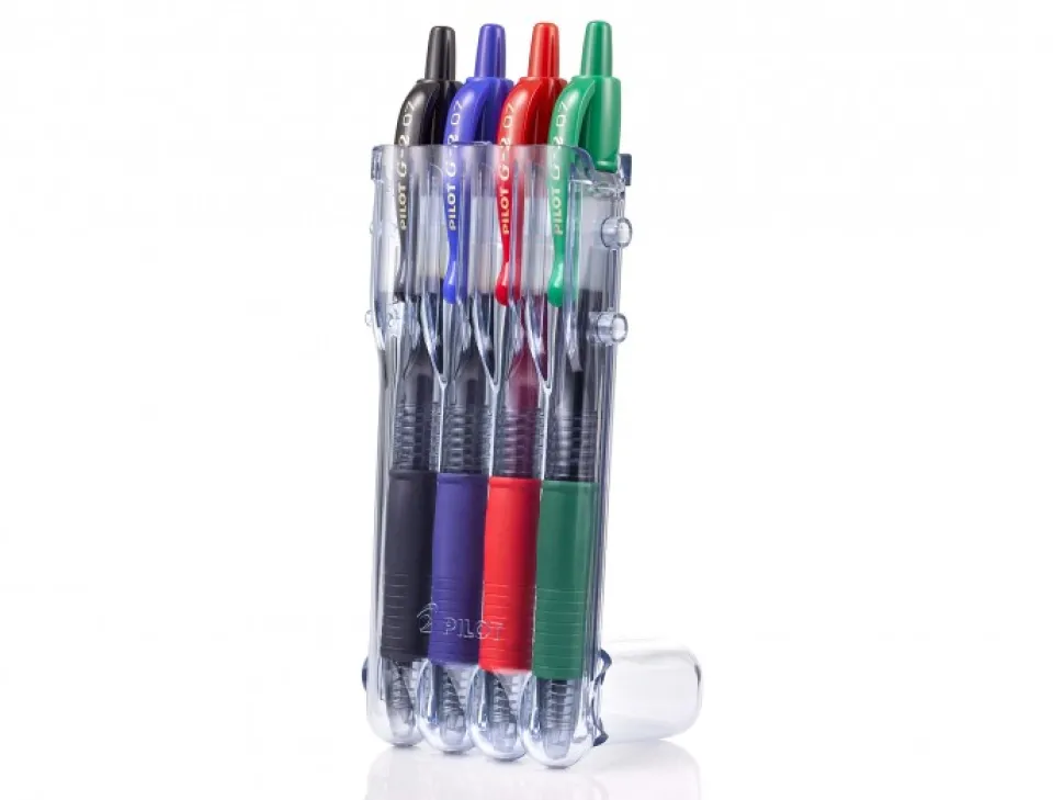 Gelpen m/klik G-2 Set2Go 0,7 Basic (4) (Kontorartikler)
