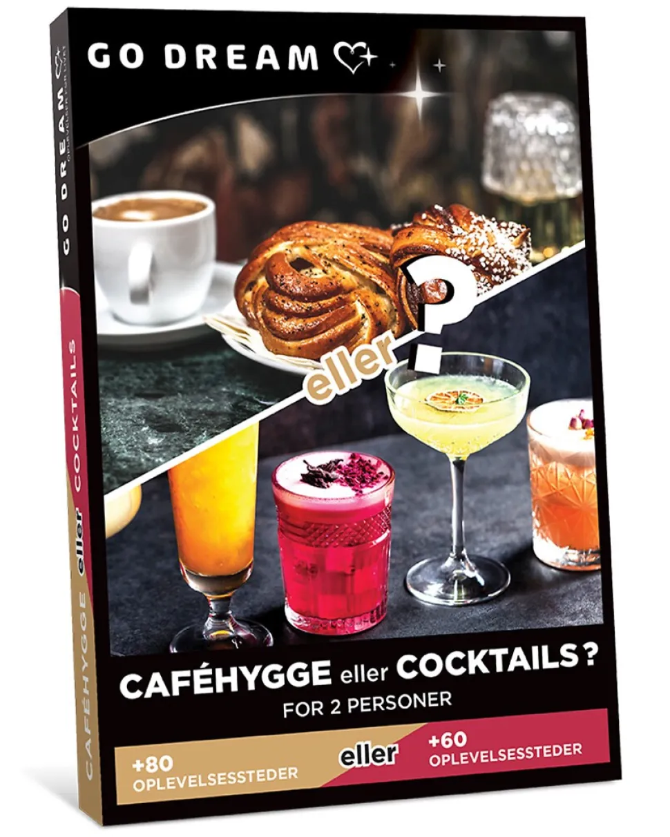 Go Dream: Caféhygge eller cocktailhygge? (Oplevelsesgave, Gavekort)