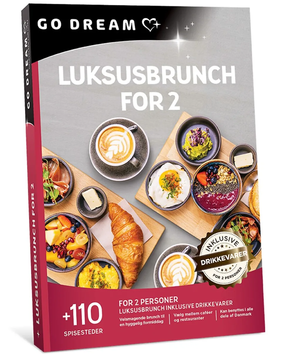 Go Dream: Luksusbrunch for 2 (Oplevelsesgave, Gavekort)