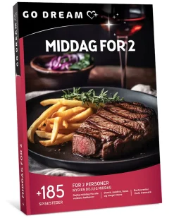 Go Dream: Middag for 2 (Oplevelsesgave, Gavekort)