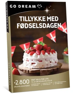 Go Dream: Tillykke med fødselsdagen 299,- (Oplevelsesgave, Gavekort)