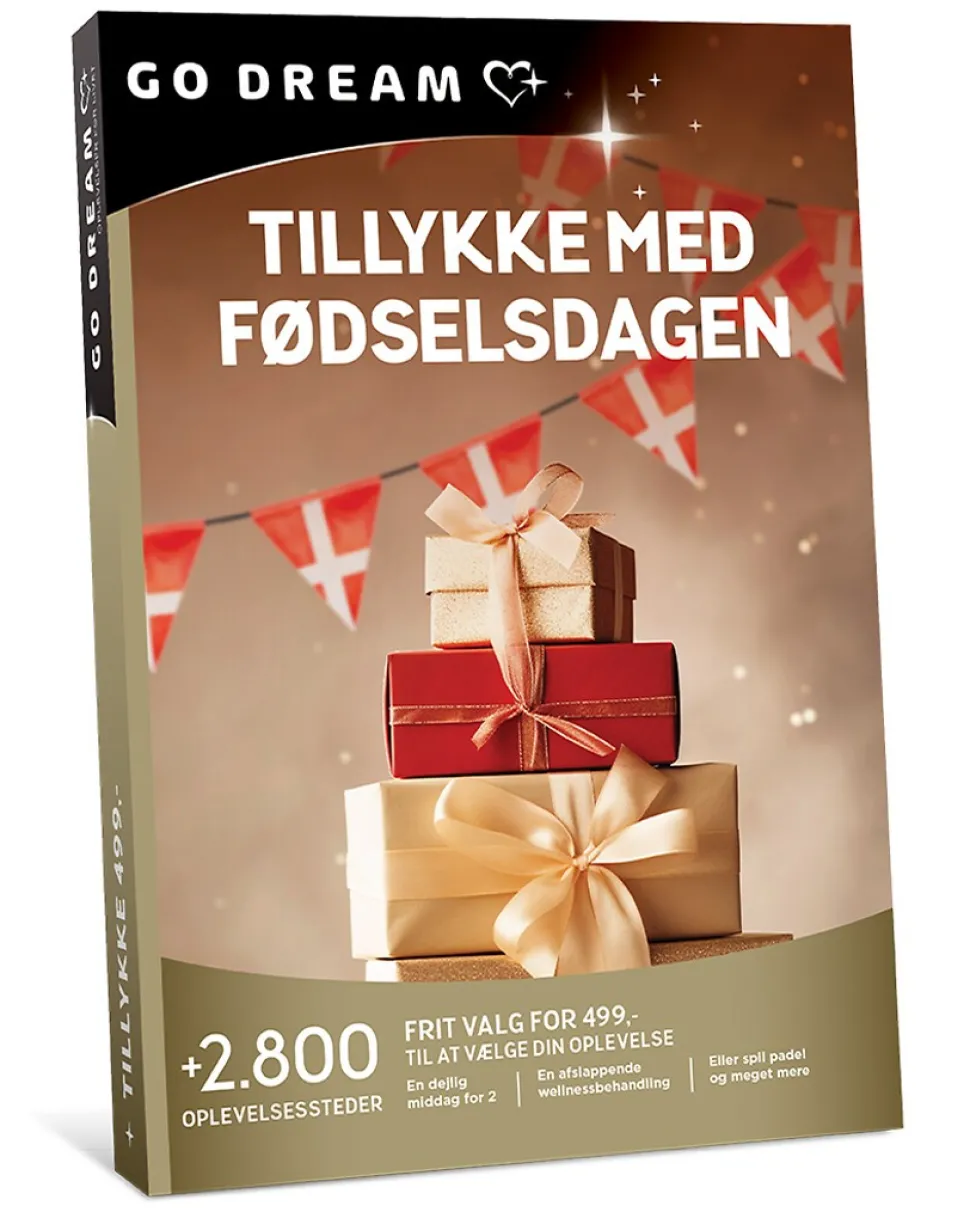 Go Dream: Tillykke med fødselsdagen 499,- (Oplevelsesgave, Gavekort)