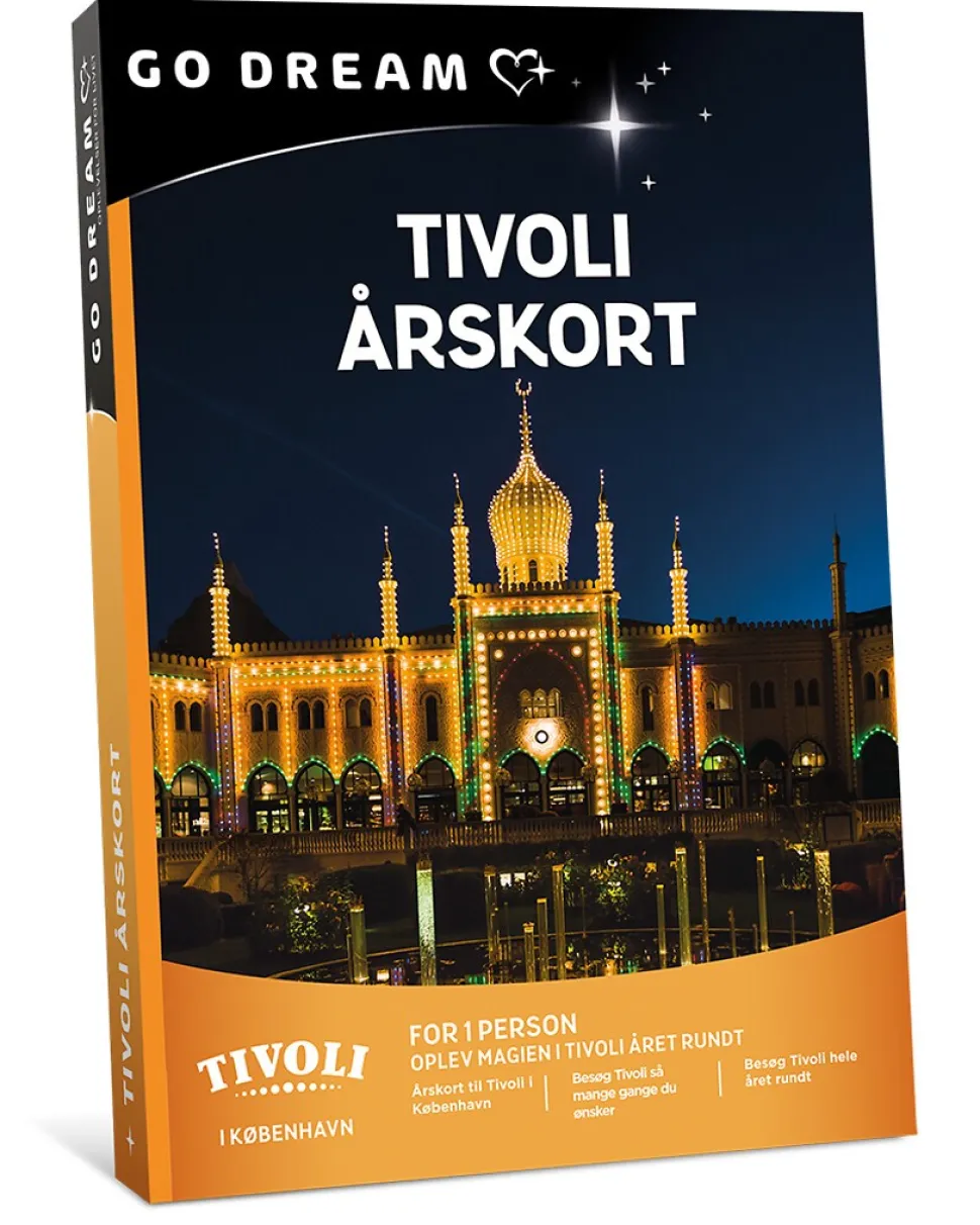 Go Dream: Tivoli Årskort (Oplevelsesgave, Gavekort)