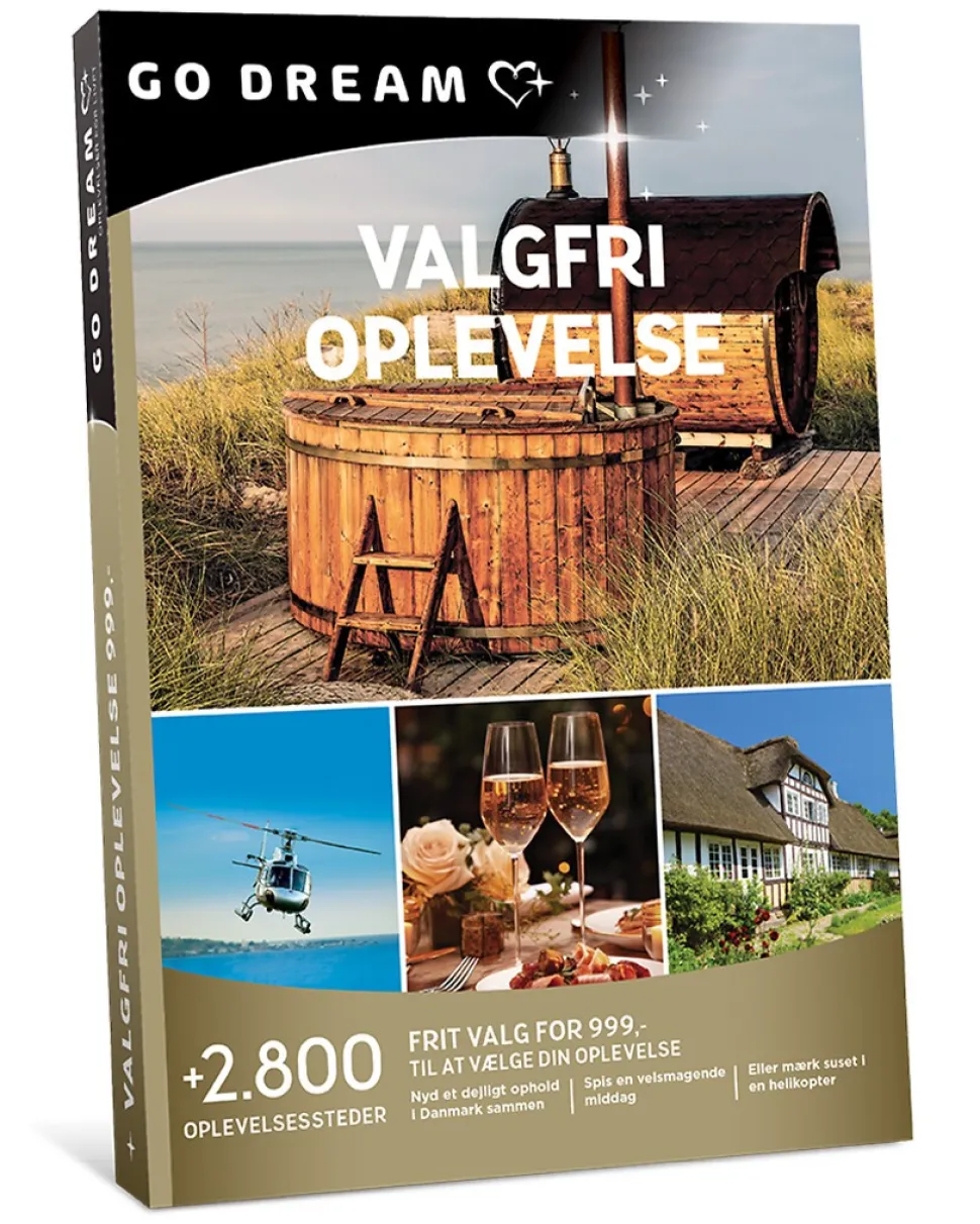 Go Dream: Valgfri Oplevelse 999,- (Oplevelsesgave, Gavekort)