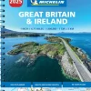 Great Britain & Ireland 2025 - Mains Roads Atlas (A4-Spiral) (Bog, Spiral bound, Engelsk) af Michelin
