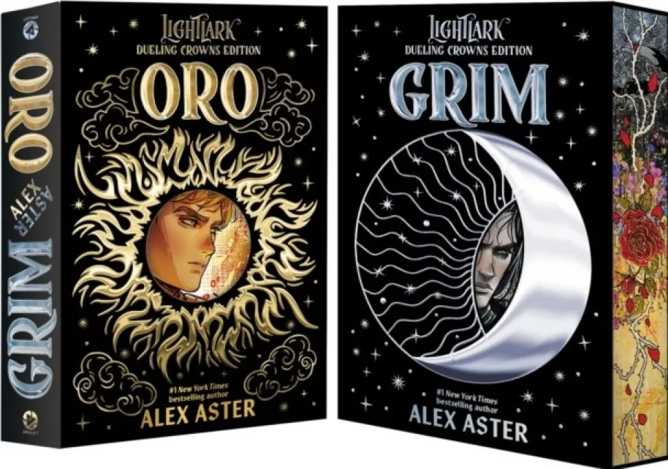 Grim and Oro: Dueling Crowns Edition (A Lightlark Saga Deluxe Companion Book) (Bog, Hardback, Engelsk) af Alex Aster