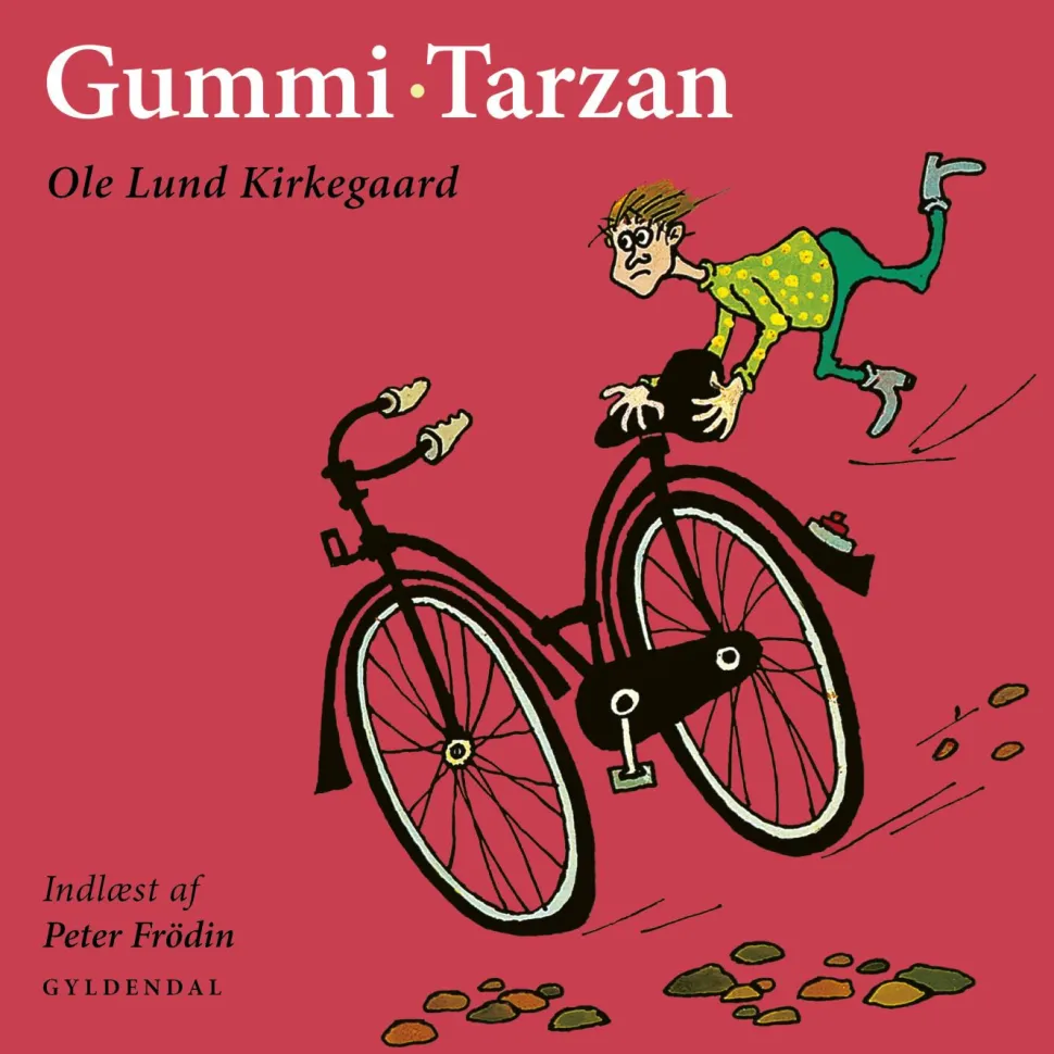 Gummi-Tarzan: Indlæst af Peter Frödin (Lydbog, zip_mp3, Dansk) af Ole Lund Kirkegaard