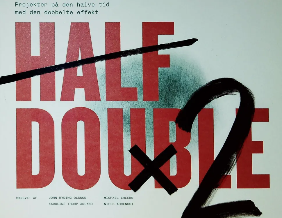 Half Double: Projekter på den halve tid med den dobbelte effekt (Bog, Hæftet, Dansk) af John Ryding Olsson