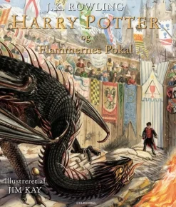 Harry Potter 4 - Harry Potter og Flammernes Pokal - illustreret (Bog, Indbundet, Dansk) af J.K. Rowling