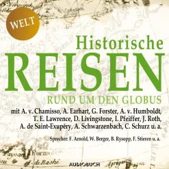 Historische Reisen - rund um den Globus (Lydbog, zip_mp3, Tysk) af Diverse