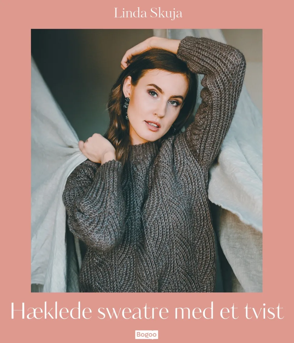 Hæklede sweatre med et tvist (Bog, Hardback, Dansk) af Linda Skuja