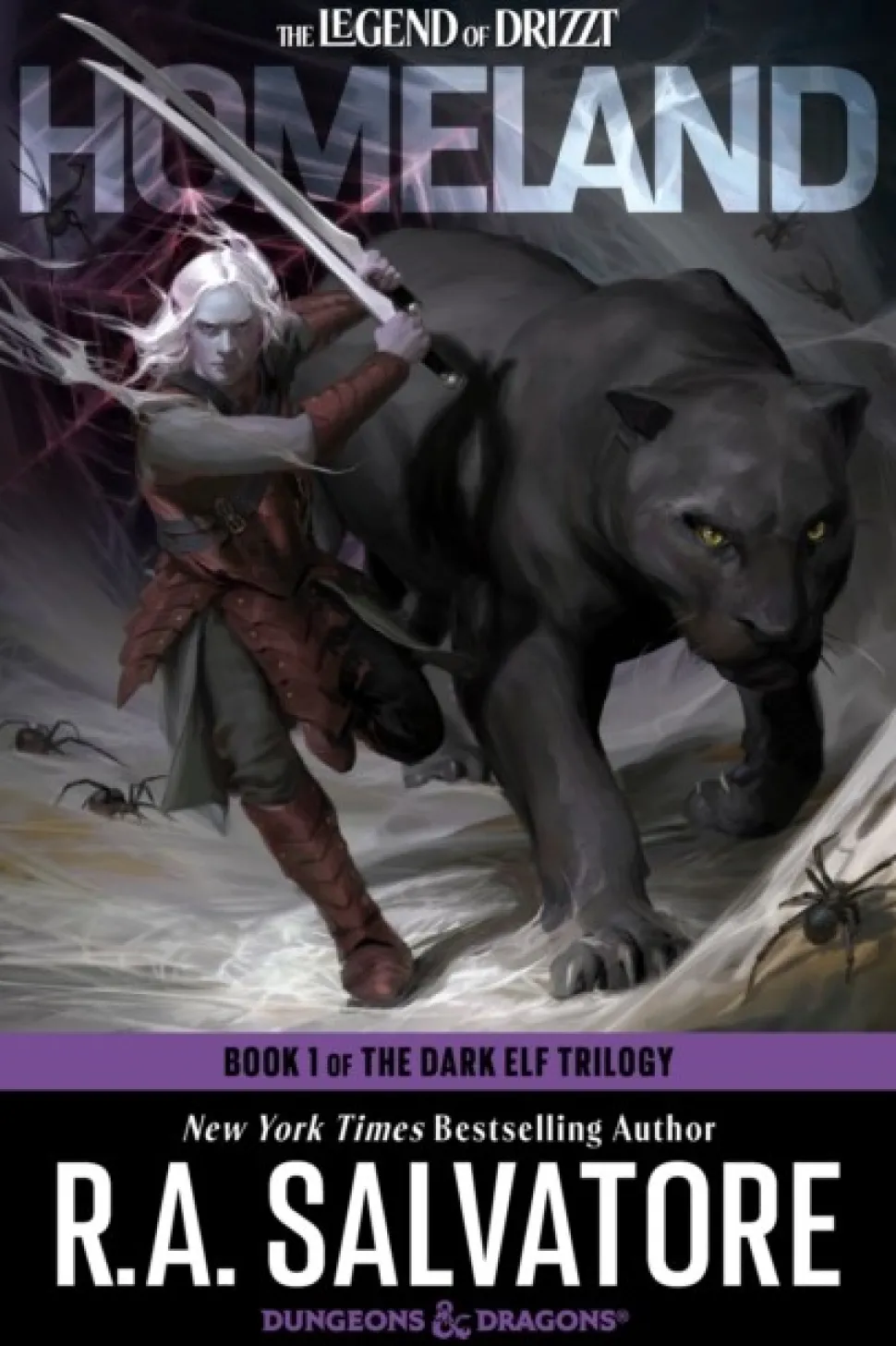 Homeland: Dungeons & Dragons: Book 1 of The Dark Elf Trilogy (Bog, Paperback / softback, Engelsk) af R. A. Salvatore