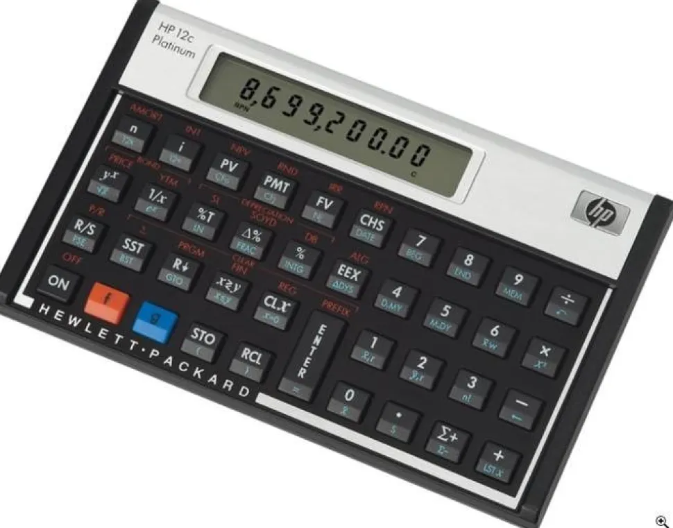 HP 12CPL financial calc. Platinum
