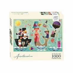 Ib Antoni - Art Puslespil - Havfrue - 1000 brikker - FSC (Spil, Dansk)