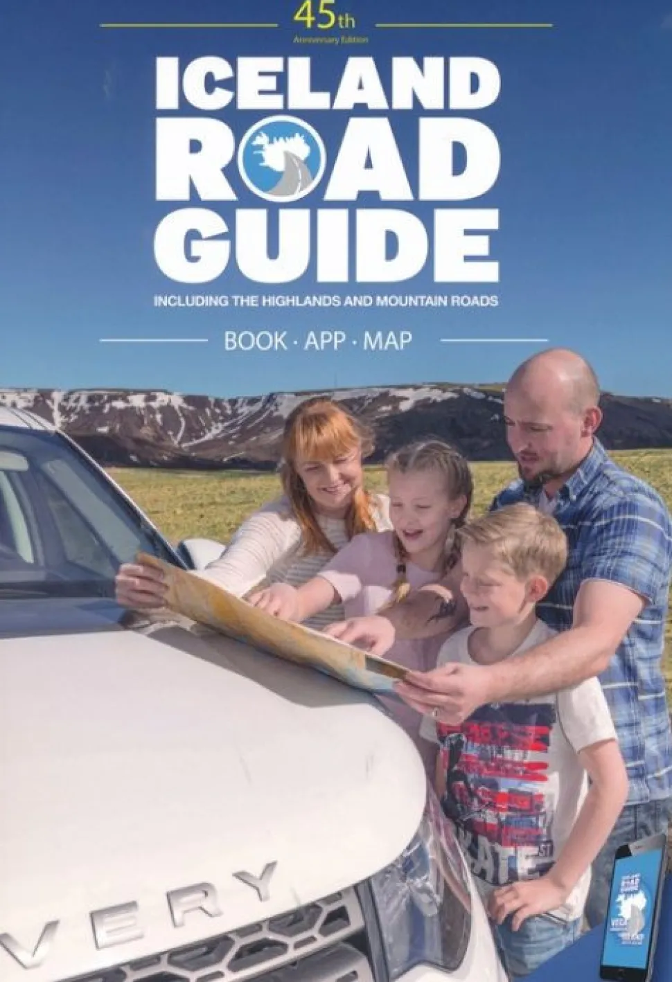 Iceland Road Guide: A Complete Road and Reference Guide, Book with App (Bog, Engelsk)