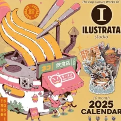 Ilustrata 2025 Square Calendar (Kalender, Calendar, Engelsk)