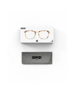 Izipizi: #E Læsebrille Blue Tortoise +1 (Læsebriller)
