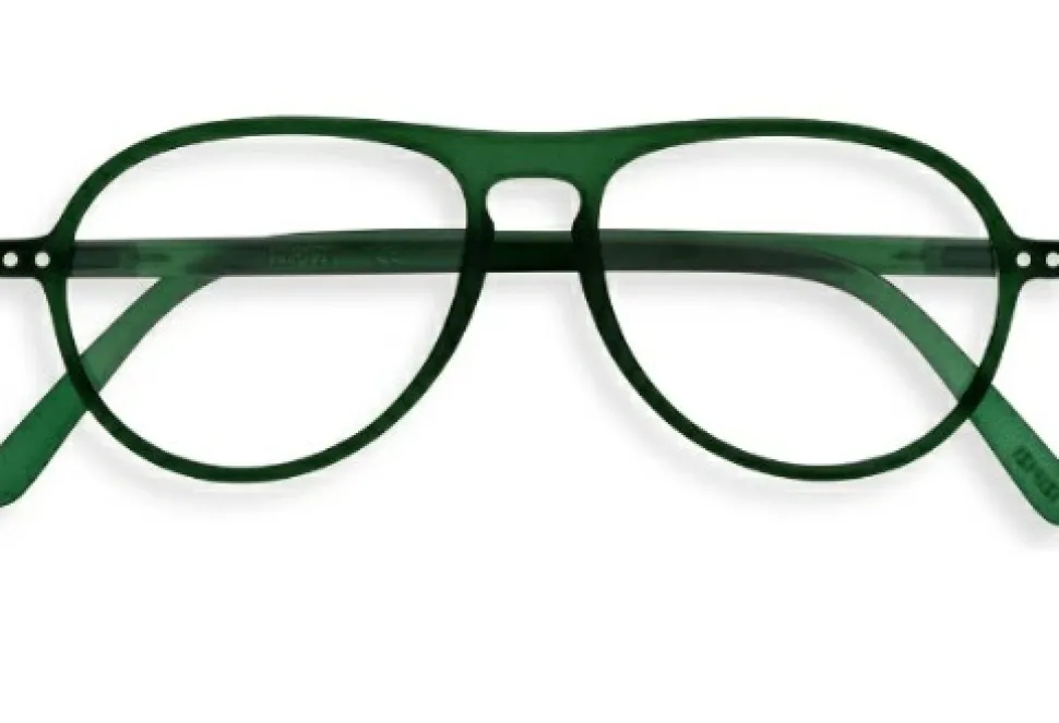 Izipizi: #K Læsebrille Green Crystal +1 (Læsebriller)