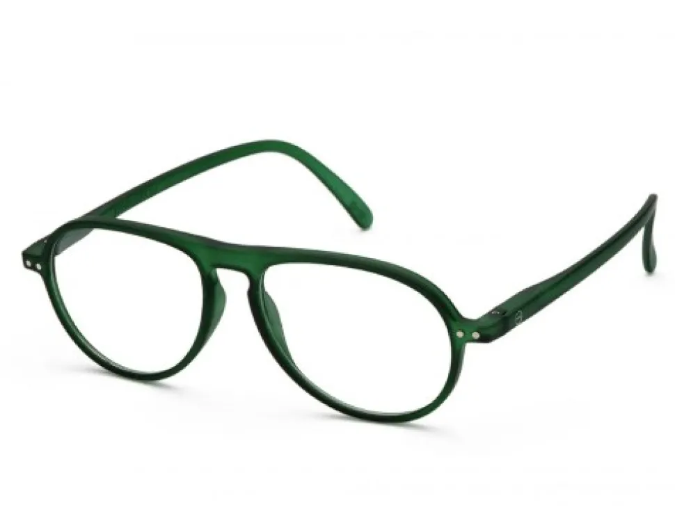 Izipizi: #K Læsebrille Green Crystal +1 (Læsebriller)