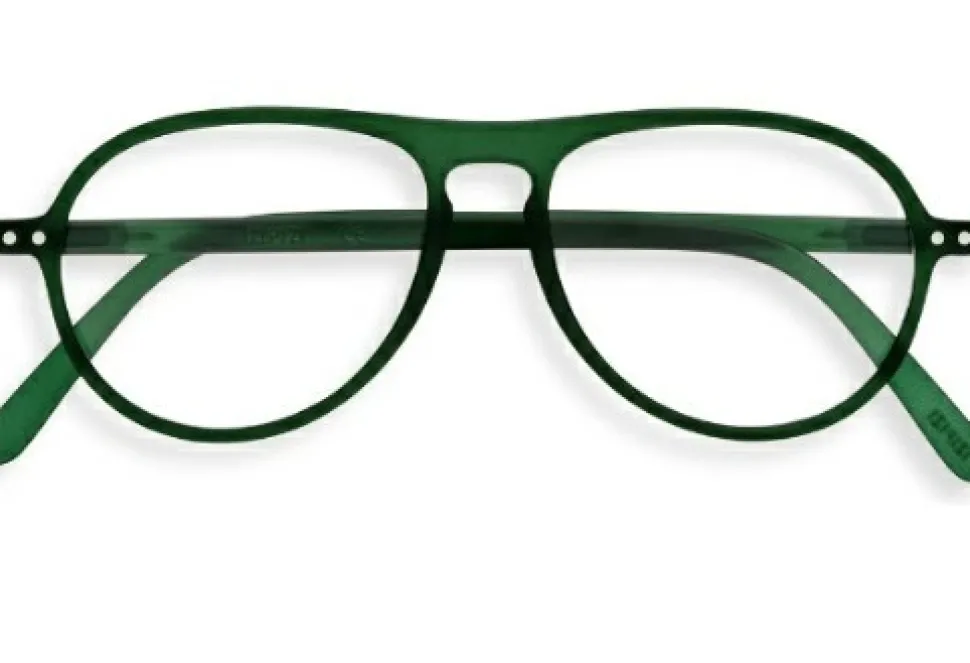 Izipizi: #K Læsebrille Green Crystal +1,5 (Læsebriller)