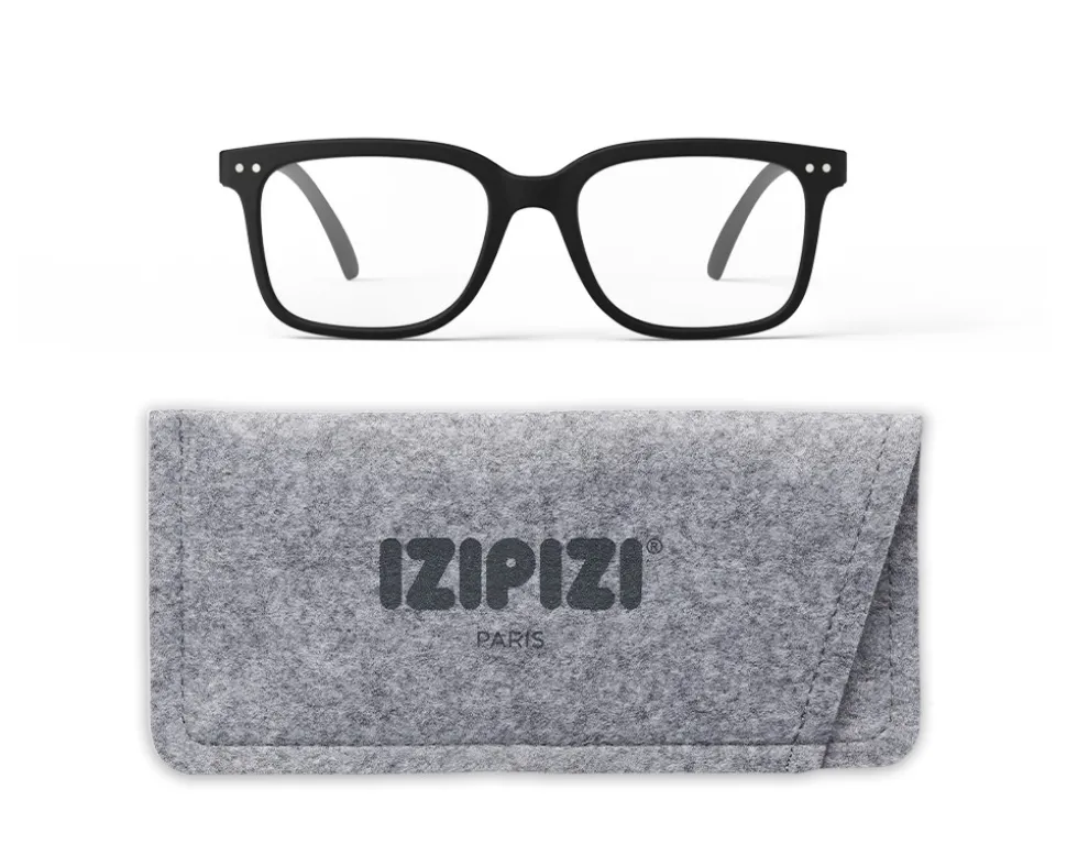 Izipizi: #L Læsebrille Black +3 (Læsebriller)