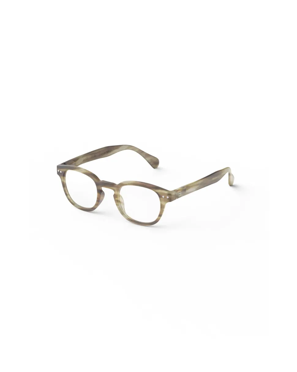 Izipizi: Læsebrille C Smoky Brown +1 (Læsebriller)