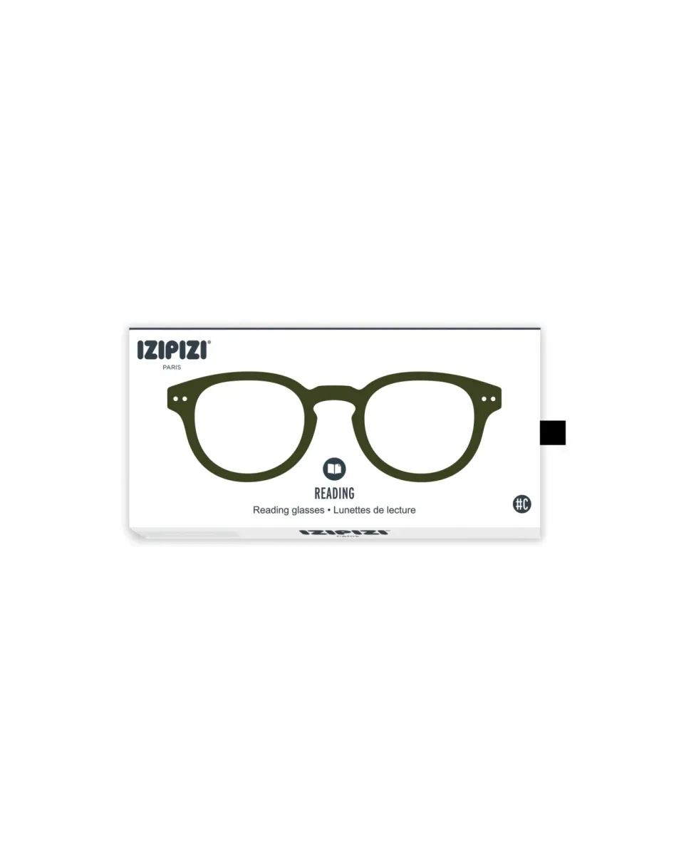 Izipizi: Læsebrille D Kaki Green +1,5 (Læsebriller)
