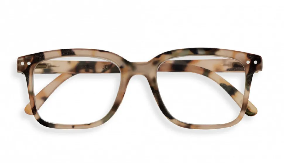 Izipizi: Læsebrille L Light Tortoise +3 (Læsebriller)