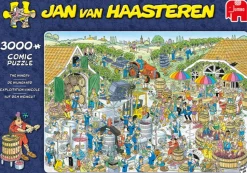 Jan van Haasteren Comic Puzzle - The Winery - 3000 brikker (Spil)