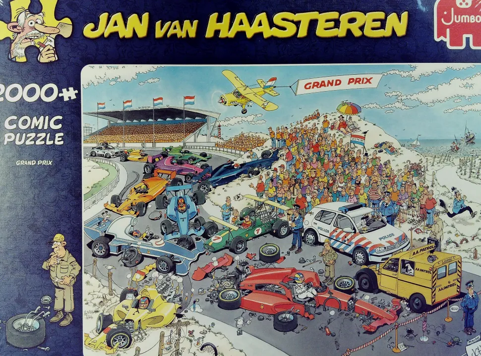Jan Van Haasteren Puslespil Grandprix - 2000 brikker (Spil)
