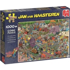 Jan Van Haasteren Puslespil Blomsterparade 1000 Brikker (Spil)