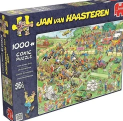 Jan Van Haasteren Puslespil Græsslåmaskine Løb 1000 Brikker (Spil)