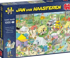Jan Van Haasteren Puslespil Camping in the Forest (Spil)