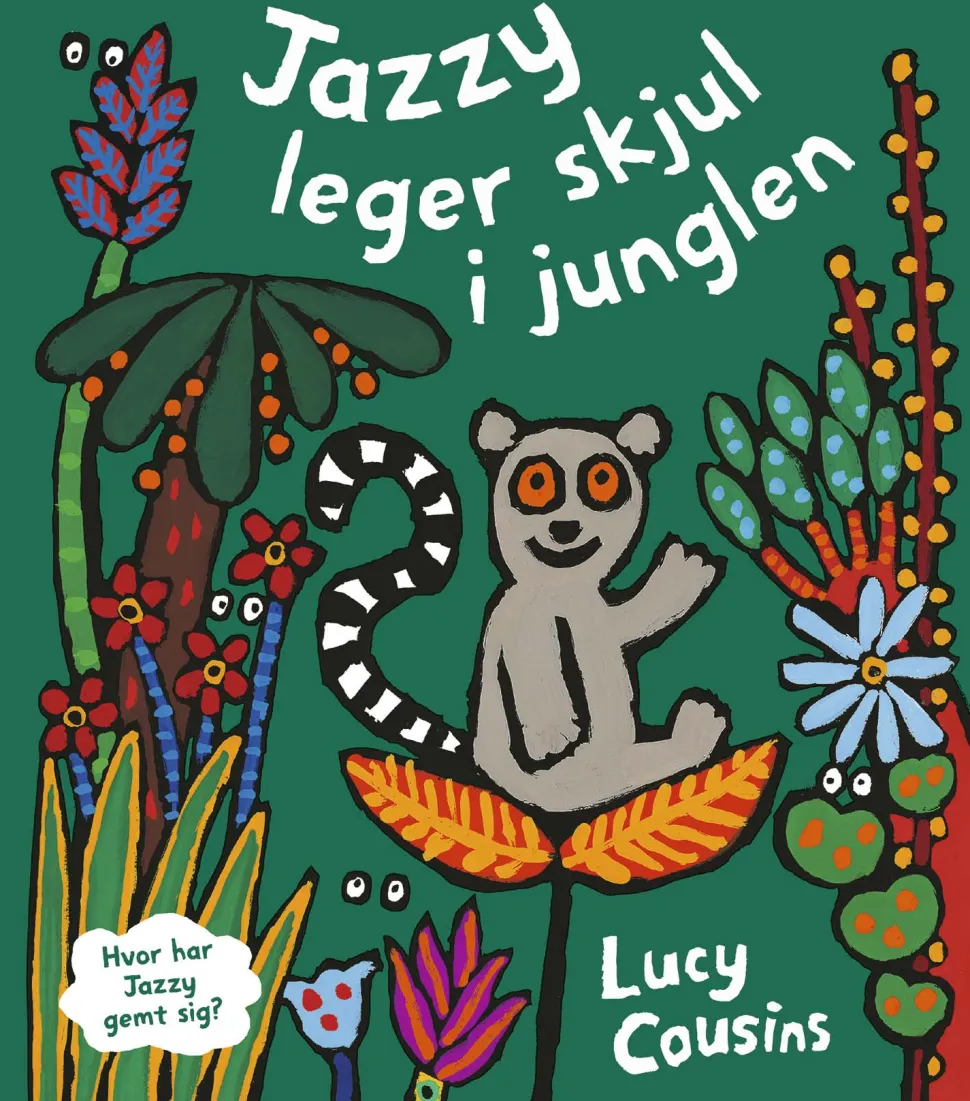 Jazzy leger skjul i junglen (Bog, Indbundet, Dansk) af Lucy Cousins