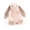 Jellycat: Bashful kanin, Blush Blossom mellem 31 cm