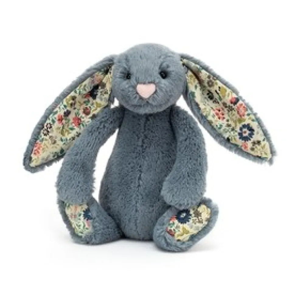 Jellycat Bashful Kanin, Dusky Blossom lille 18 cm
