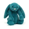 Jellycat Bashful kanin, Mineral blå Original 31 cm