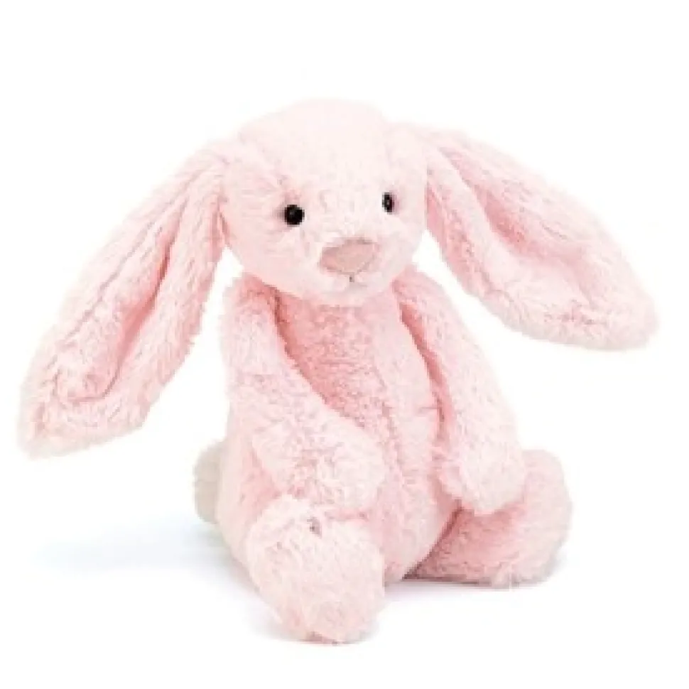 Jellycat Bashful Kanin, Pink Bunny mellem 31 cm