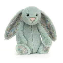 Jellycat: Bashful Kanin, Sage Blossom mellem 31 cm