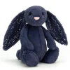 Jellycat Bashful Kanin, Stardust mellem 31 cm