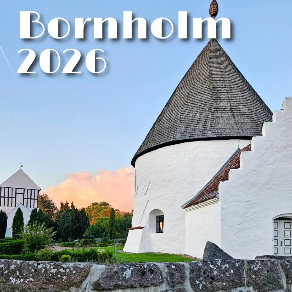 Kalender: Bornholm 2026 (lille) (Kalender, Spiralryg, Flere sprog)