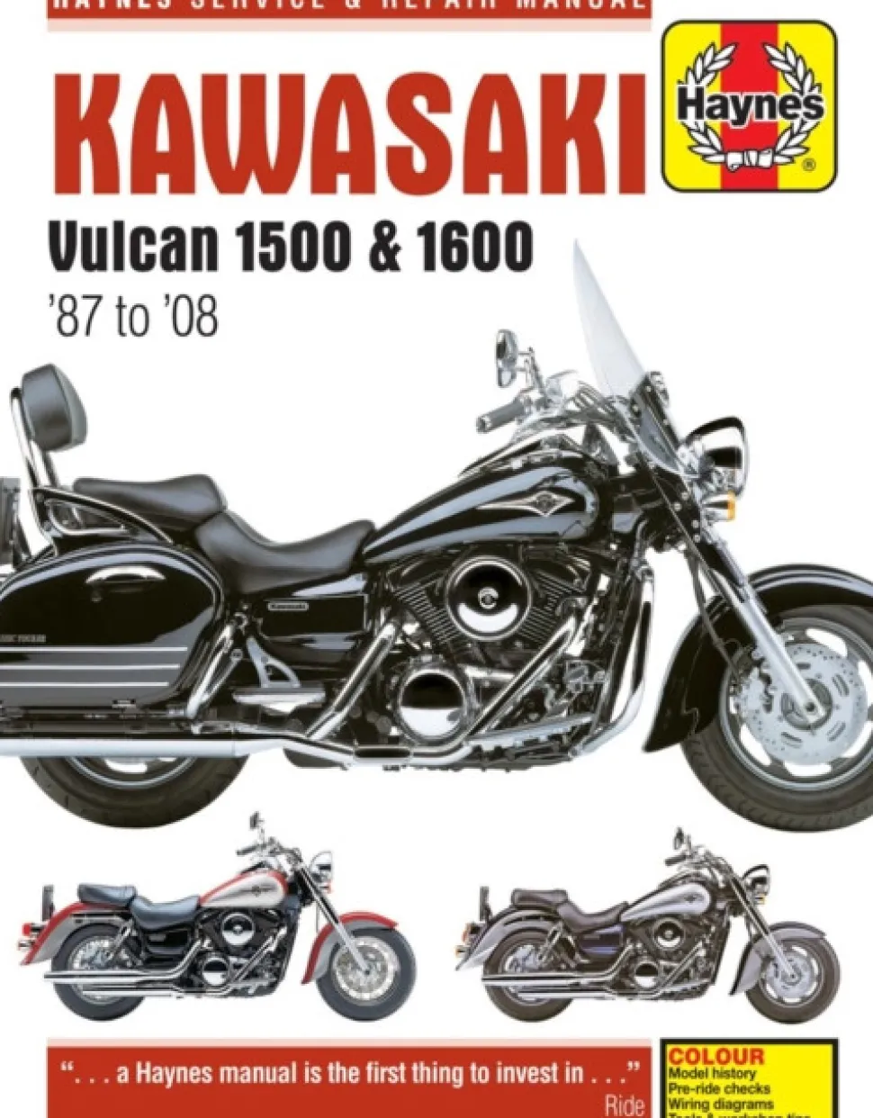 Kawasaki Vulcan 1500 & 1600 (87-08) (Bog, Paperback / softback, Engelsk) af Haynes Publishing