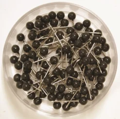 Kortnål 15mm sort (100) (Kontorartikler)