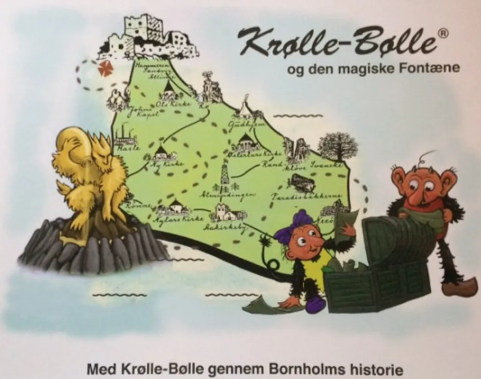 Krølle Bølle og den magiske fontæne (Bog, Dansk)