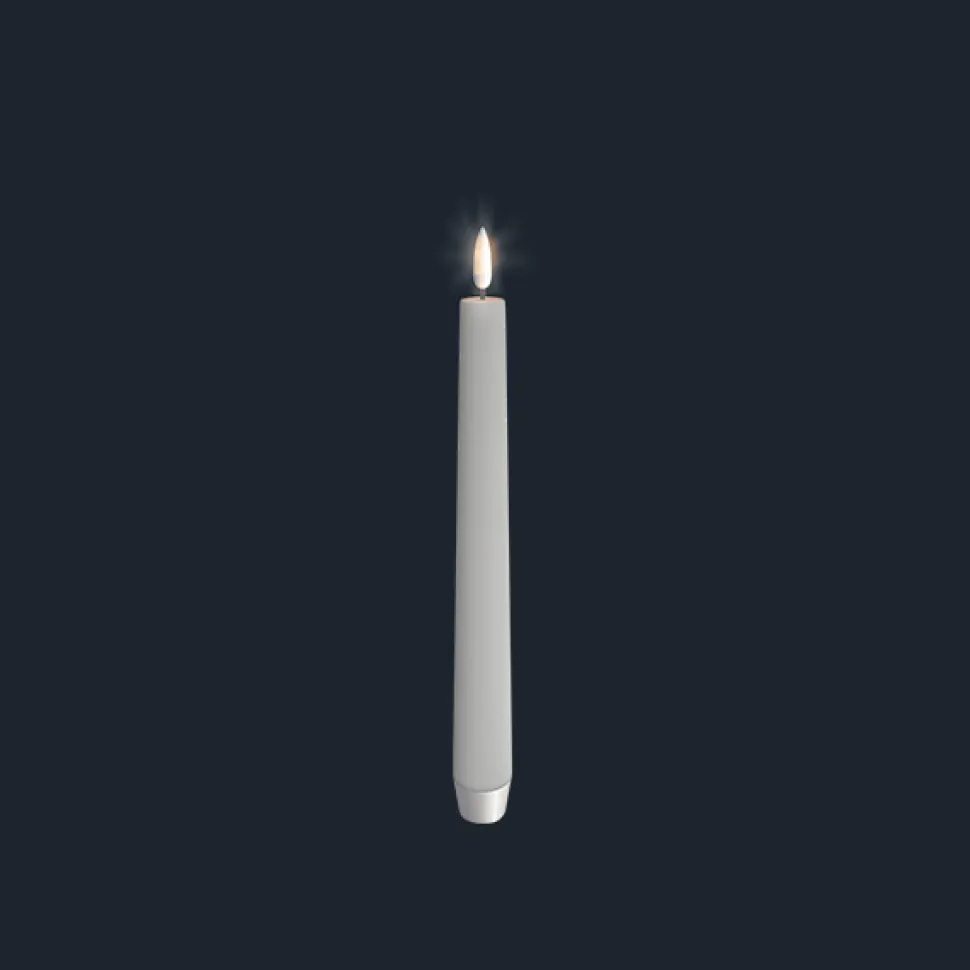 Kronelys (Ivory - 2,3 x20/23 CM) (LED-lys)