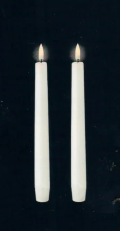 Kronelys (Ivory -2 x 2,3 x 15,5 CM) (LED-lys)