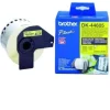 Labelrulle 62mm x 30,48m flytbare, gul, papir