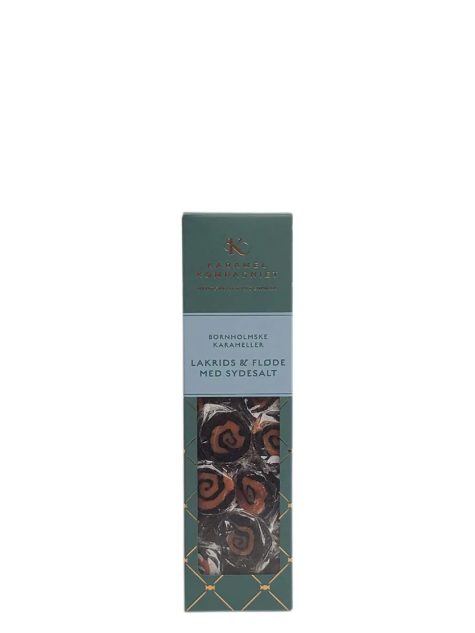 Lakrids & Fløde med Sydesalt 138g (Karamel)